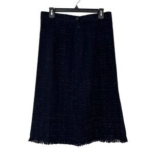 Vintage Connie's Moon Light Acrylic Sparkly Skirt Black Medium